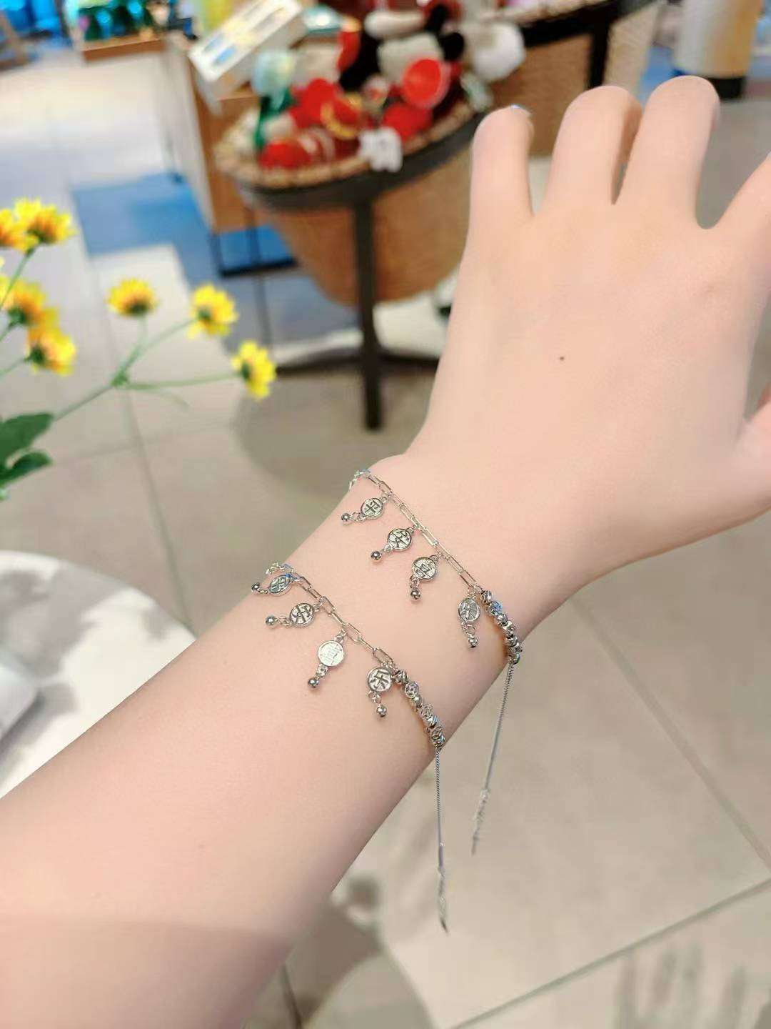 Peace & Joy Bracelet: Wear Your Blessing in Pure Silver