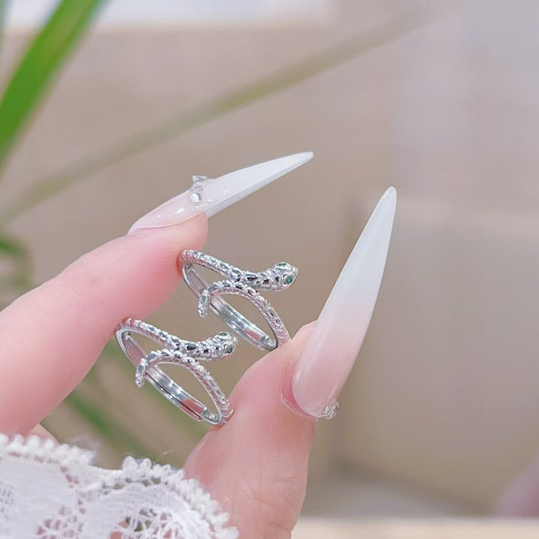 Embrace Primal Elegance: The Serpent Coil Ring