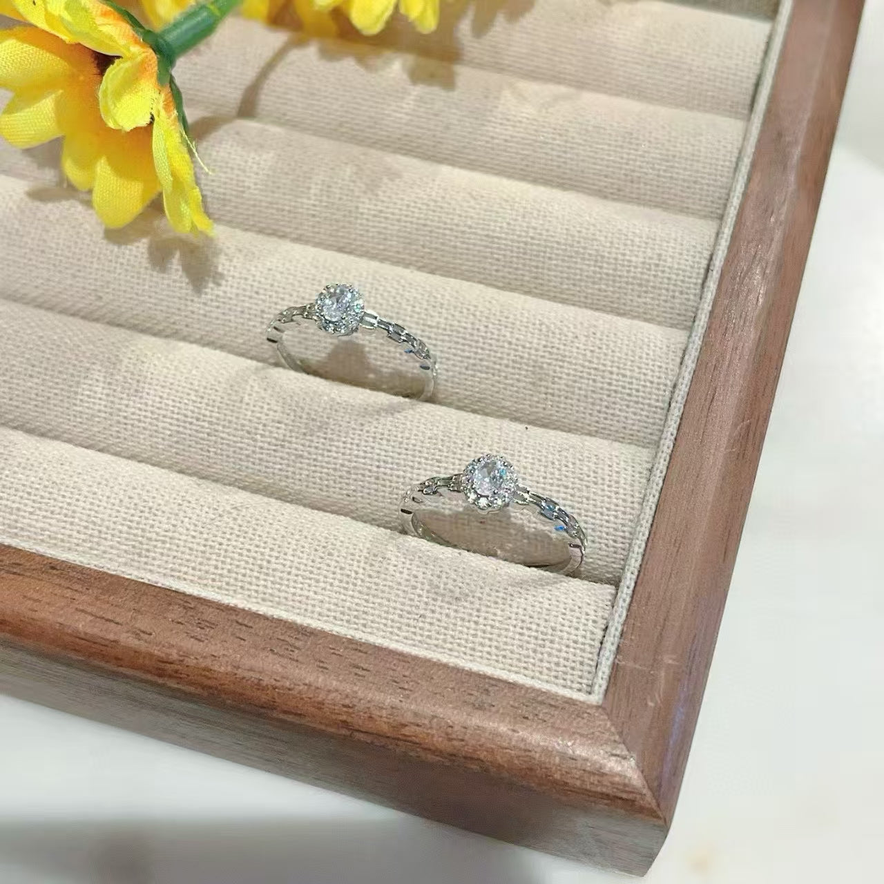 Handcrafted Sterling Silver & Cubic Zirconia Ring | Timeless Elegance