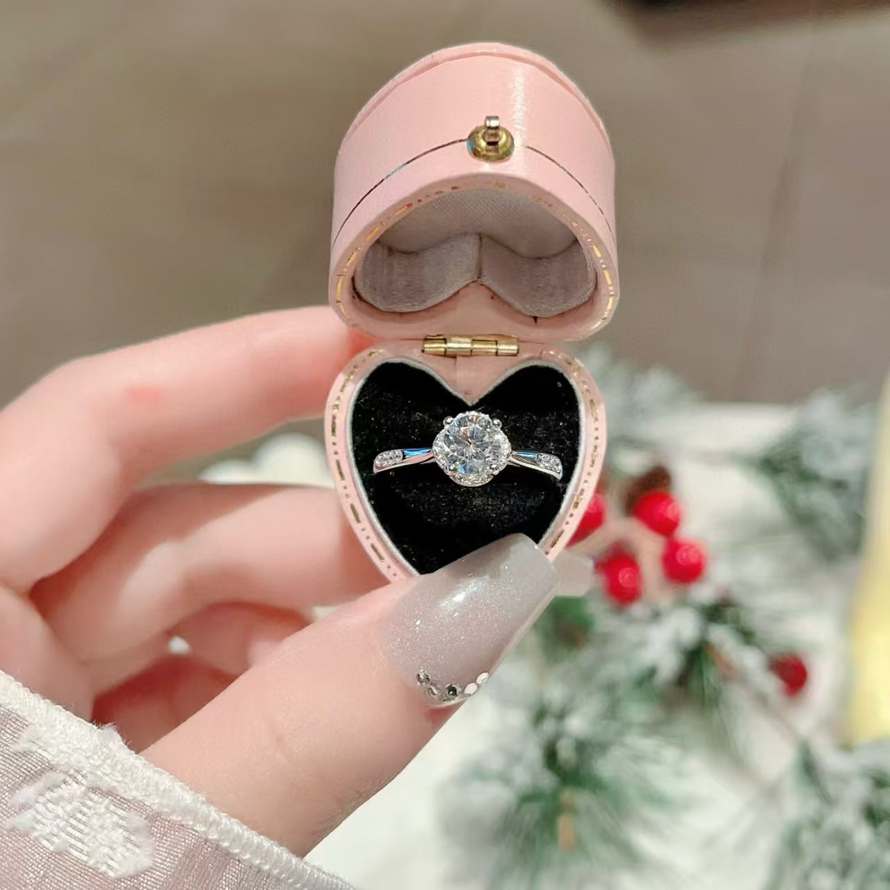 Minimalist Zircon Solitaire Ring | Timeless Sterling Silver Elegance