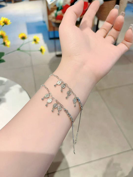 Peace & Joy Bracelet: Wear Your Blessing in Pure Silver