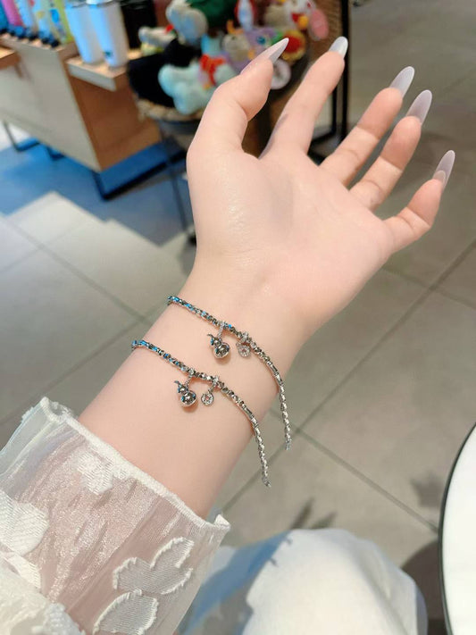 Lucky Gourd & Coin Bracelet Wear Your Luck in Sterling Silver