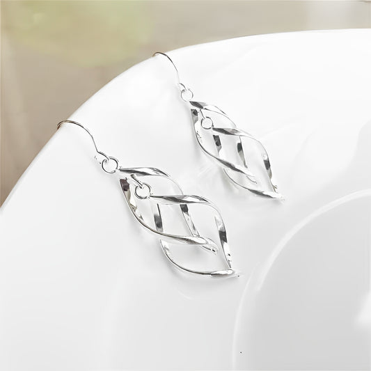 Boucles d'oreilles à tige en argent fin 990 fabriquées à la main — Élégance intemporelle, fabrication artisanale