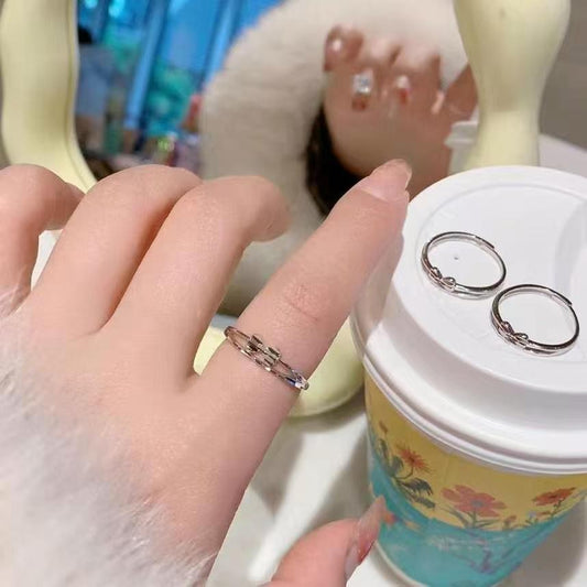 Sweet Lace Bow Ring | Hand-Engraved Sterling Silver | Delicate & Whimsical Jewelry