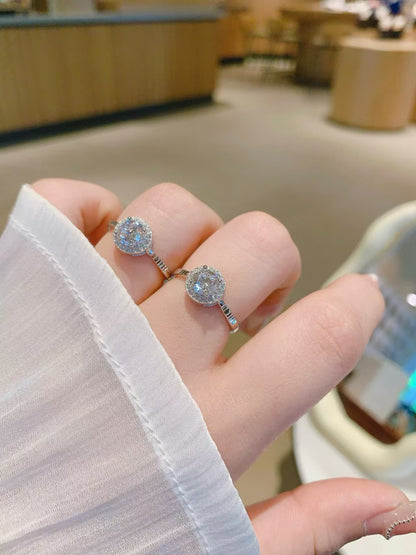 Bague artisanale en argent sterling et zircone - Un éclat intemporel pour une élégance au quotidien