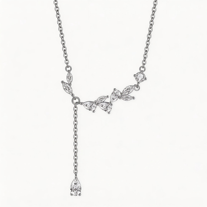 Leweivi™ S925 Sterling Silver "Harvest Peace" Necklace - Elegant Ear of Wheat Pendant for Luck & Safety