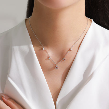 Enchanted Moonstone Jewelry Set – Sterling Silver Earrings & Necklace