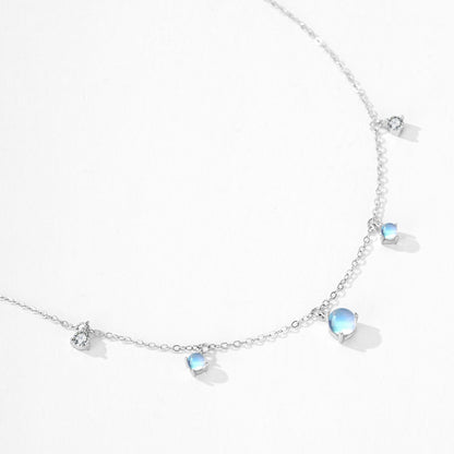 Enchanted Moonstone Jewelry Set – Sterling Silver Earrings & Necklace