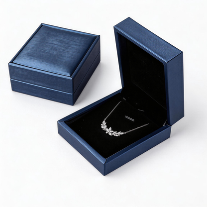 Leweivi™ Romantic Wisteria Flower Necklace - S925 Sterling Silver Floral Pendant for Women