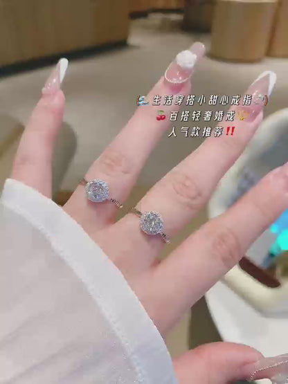 Bague artisanale en argent sterling et zircone - Un éclat intemporel pour une élégance au quotidien